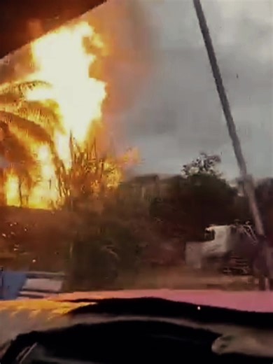 Kebakaran Pipa Gas dan Batu Bara di Indragiri Hilir