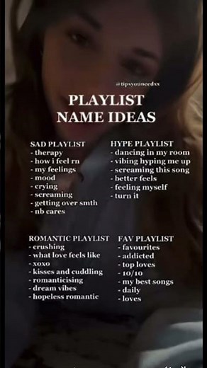 PLAYLIST NAME IDEAS!! 🌸 #music #playlist #spotify #kawaii #diy #bored #creative #art