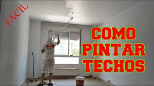 COMO PINTAR TECHOS CON RODILLO SIN DEJAR MARCAS