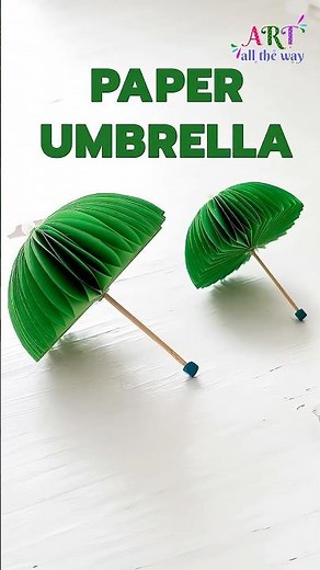How to Make a Beautiful Paper Umbrella | Easy DIY Craft for Beginners