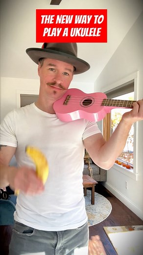 20K views · 56 reactions | Try playing your ukulele with a banana | Kasey's Music Method | Facebook