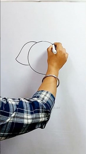 How to Draw a Cute Puppy 🐶✨ | Easy Dog Drawing #shortsfeed #art #drawing #animals