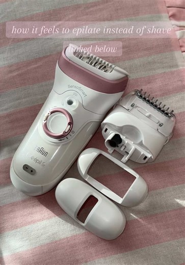 i’ve been epilating for years and it really is worth it 🙂‍↔️ #epilator #hairremoval #smoothskin #hairless #shaving