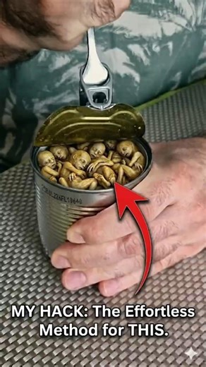 Stop Breaking Your Nails on Cans! 🛑💅 #lifehacks #howto #tools #kitchenhacks #cooking #diy #camping