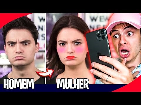 QUEM É O YOUTUBER SE FOSSE MULHER! - Desafio