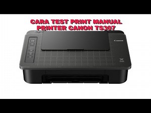 CARA PRINT MANUAL ( NOZZLE CHECK ) PRINTER CANON TS307 TANPA MENGGUNAKAN LAPTOP ATAU CPU