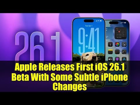 Apple Releases First iOS 26.1 Beta With Some Subtle iPhone Changes