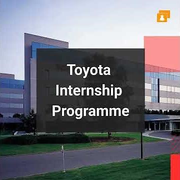 Toyota Internship Programme