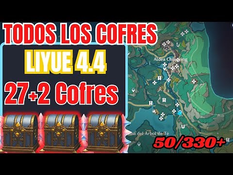 🗻TODOS LOS COFRES DE LIYUE 4.4🗻| PARTE 1 | RUTA DE COFRES | Genshin impact