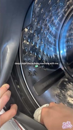 Deep Clean the Laundry Machine With Me 🧼✨ | Satisfying Washer Transformation #Shorts