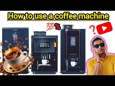 Learn to operate a coffee machine in just 1 minute || कॉफी मशीन चलाना सीखे बस 2 मिनट में || #coffee