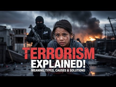 Terrorism - meaning, definition, characteristics, types, causes, and solutions in detail #terrorism