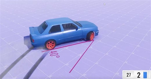 Developer Uses Unity to Create a Drift Angle Indicator
