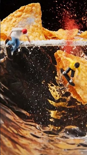 Mini Skaters Ride a Chip-Bag Half-Pipe 🛹🥔