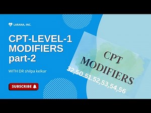 CPT- level-1 , Modifier -part-2