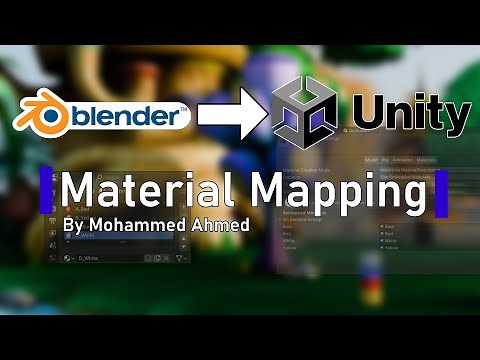 how to extract materials from blender to unity