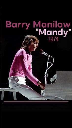 "Mandy" 1974~Barry Manilow #saturdaynightslowsongs #love #70slove