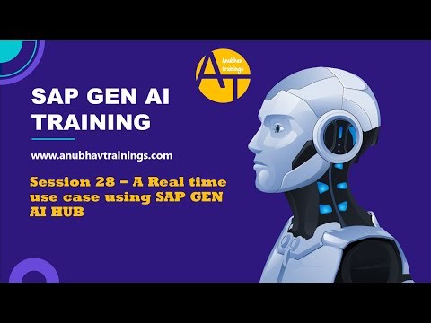 28 SAP Generative AI – Real-Time Use Case on SAP BTP | End-to-End Enterprise Scenario