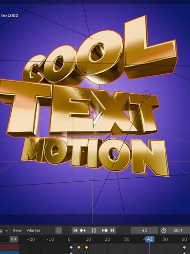 Text Animation Techniques in Blender Software