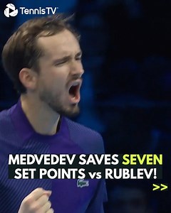 Daniil = CLUTCH 😮 Daniil Medvedev will not give in when he's down! | Tennis TV