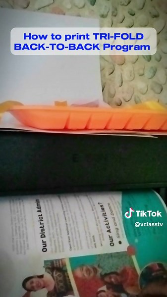How to Print Tri-Fold Back-to-Back Programs Easily