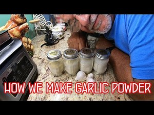 How we make Garlic Powder