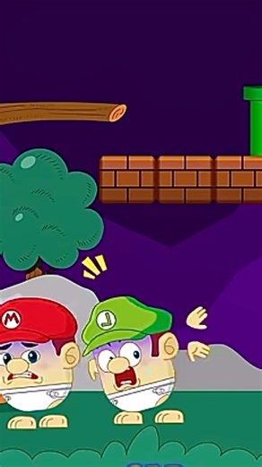 Baby Mario and Baby Luigi Walking-Walking 😍#shorts#viralshorts#memeanimation#cartoon#animation#fun