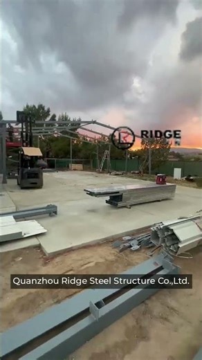 easy to install prefabricated steel frame building metal building pre-engineered warehouse shed