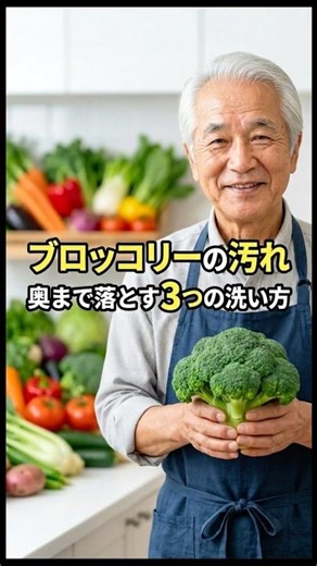 ブロッコリーの洗い方オススメ３選 #ライフハック #料理 #家事