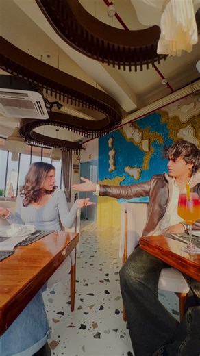 Timshel Restaurant & Bar on Instagram: "Should we split the bill? Digitally managed by @kollabworkss #fyp #reelitfeelit #restuarantlife #funny #comedy Mohali funny reel restaurant scene awkward moment misunderstanding strangers talking comedy skit Chandigarh Unexpected twist"