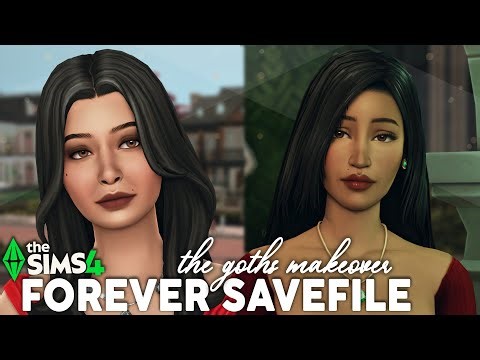 Giving The Goth's the CC makeover they deserve in my Forever Savefile!✨