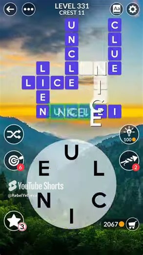 Wordscapes Mountain Crest Level 11