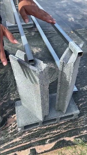 Styrofoam box rack, this simple way works too
