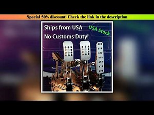 Hands-on SIMJACK Ultimate Pedals Sim Racing Pedals PC Racing Simulator Pressure Sensor Load Cell HE