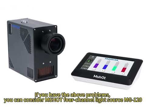 MSHOT LED light source MG120 , a good alternative to halogen or mercury lamps microscopes