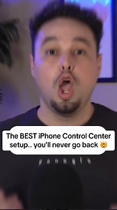 The ULTIMATE Control Center layout — save this and set yours up like this 📌 Apple should’ve shipped your iPhone like THIS 😳 Is your Control Center cluttered or clean Be honest 😅 #iph | Tech tips