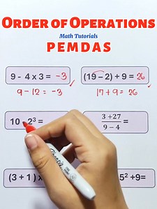 Math review : Order of Operations 💯 #Math #mathtutorials #mathteachergon #akositeachergon #MathTutorials #basicalgebra #mathtricks #mathdrill #basicmath #PEMDAS | Math Tutorials