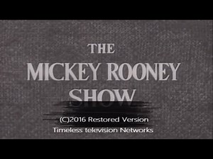 The Mickey Rooney Show 50s sitcom episode 1 of 30