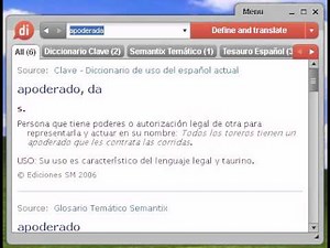 Definición de apoderada