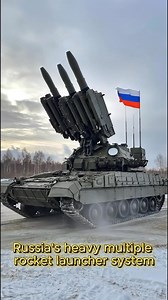 140K views · 5.2K reactions |  TOS-1A ‘05582’ — Russia’s armored multiple rocket launcher, built for overwhelming battlefield presence. ⚔️ #TOS1A #RussianMilitary #RocketArtillery #HeavyFirepower #BattlefieldTech #DefenseSystems #MilitaryReels #ArmoredPower | Aviationmafia | Facebook