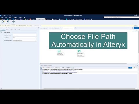 How to Choose File Path Automatically in Alteryx?