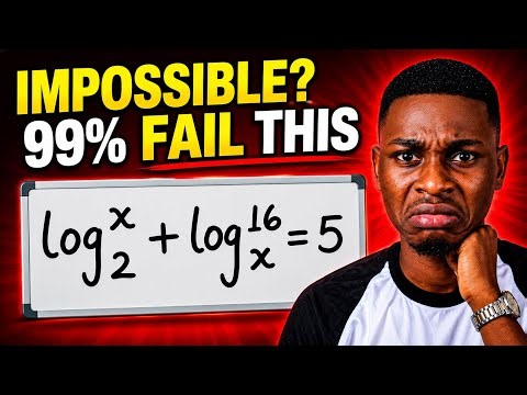 How to Solve This "Impossible" Logarithm Problem Step-by-Step