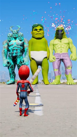Random Superheroes VS Giant Hulk & Giant Titan & hulk Brothers #shorts #youtubeshorts