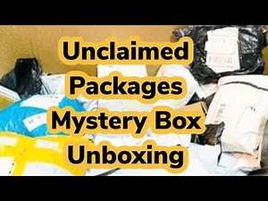 Unclaimed Mail Mystery Box Unboxing
