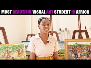 Most Beautiful Visual Art Student In Africa. | A Day In Her Life