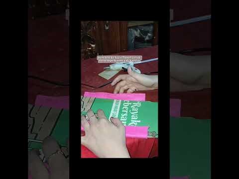 Membuat Tempat Pensil dari Kain Flanel💞💐