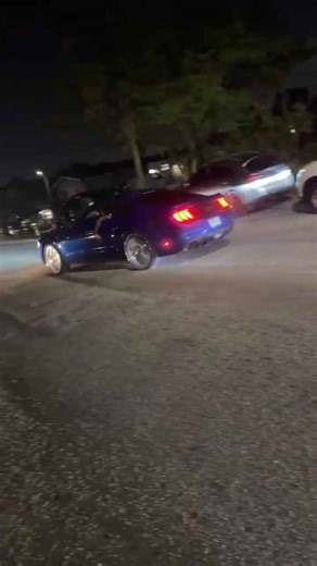 Mustang on 24’s Burnin Off