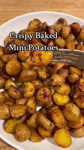 Crispy Baked Mini Potatoes Recipe