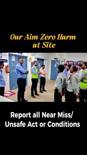 Reporting of Unsafe Act or Conditions and Near miss is mandatory | Near miss | unsafe Act