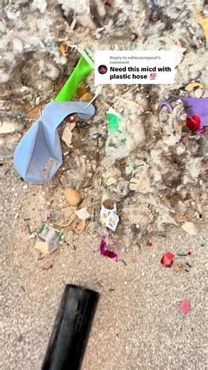 Satisfying Mic'd Plastic Open Hose Vacuum ASMR